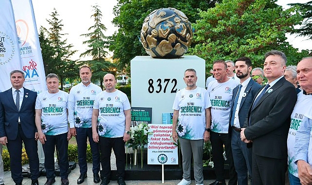 Bayrampaşa'da Srebrenitsa şehitleri için anlamlı yürüyüş