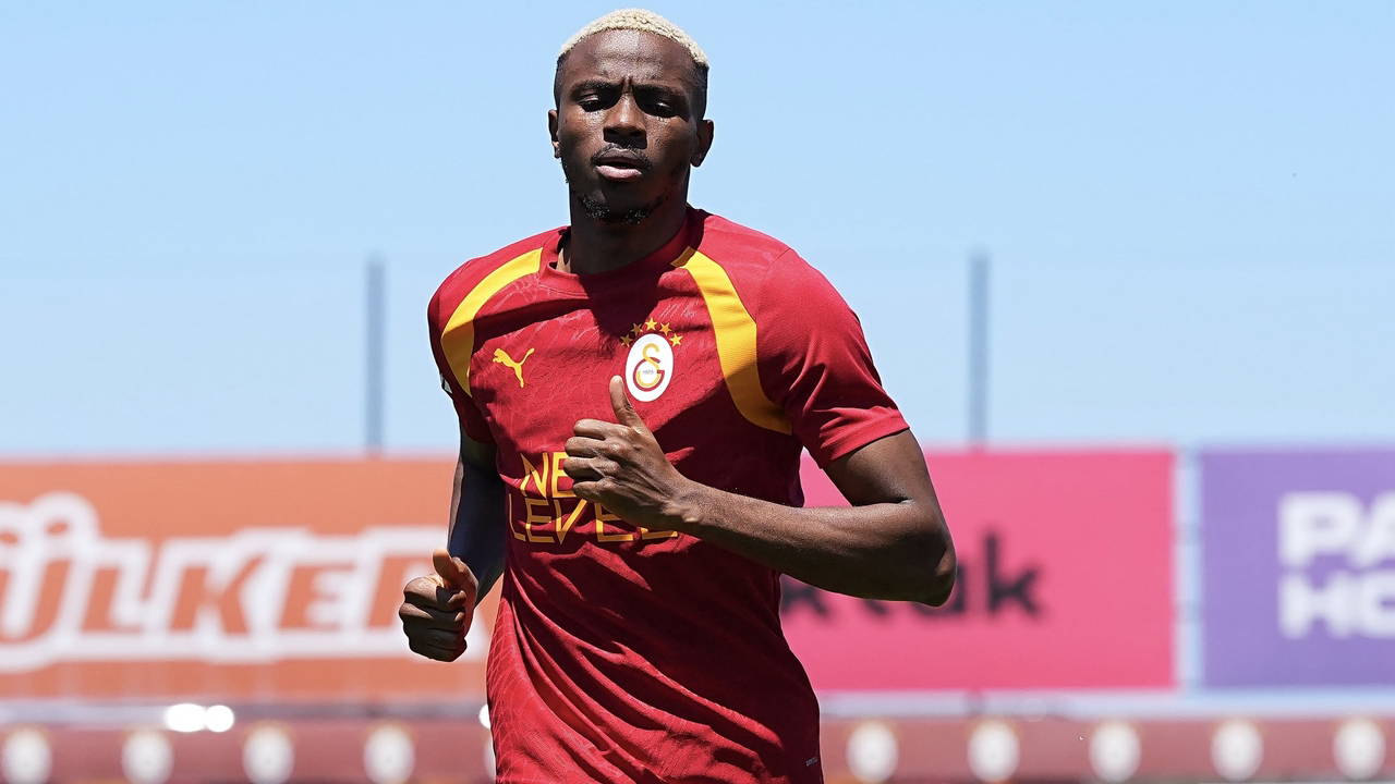 Galatasaray'a Victor Osimhen müjdesi: Antrenmanlara başladı