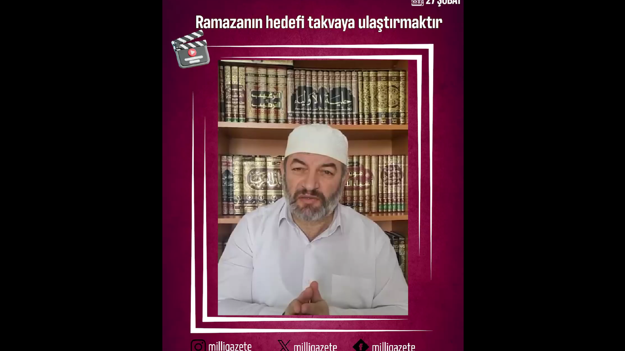 Ömer Arif Hoca: “Oruç sadece aç kalmak değil, takvaya erişmektir”
